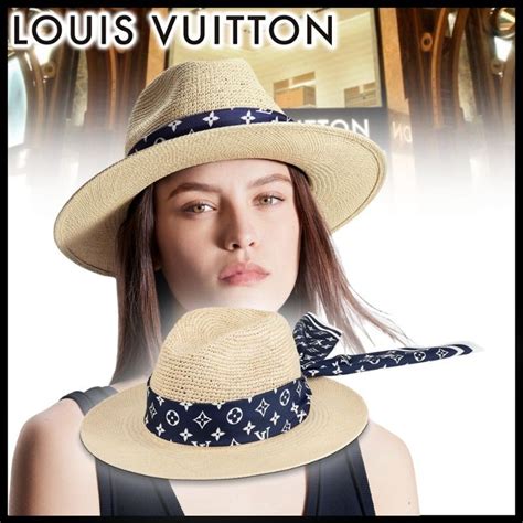 louis vuitton straw hat